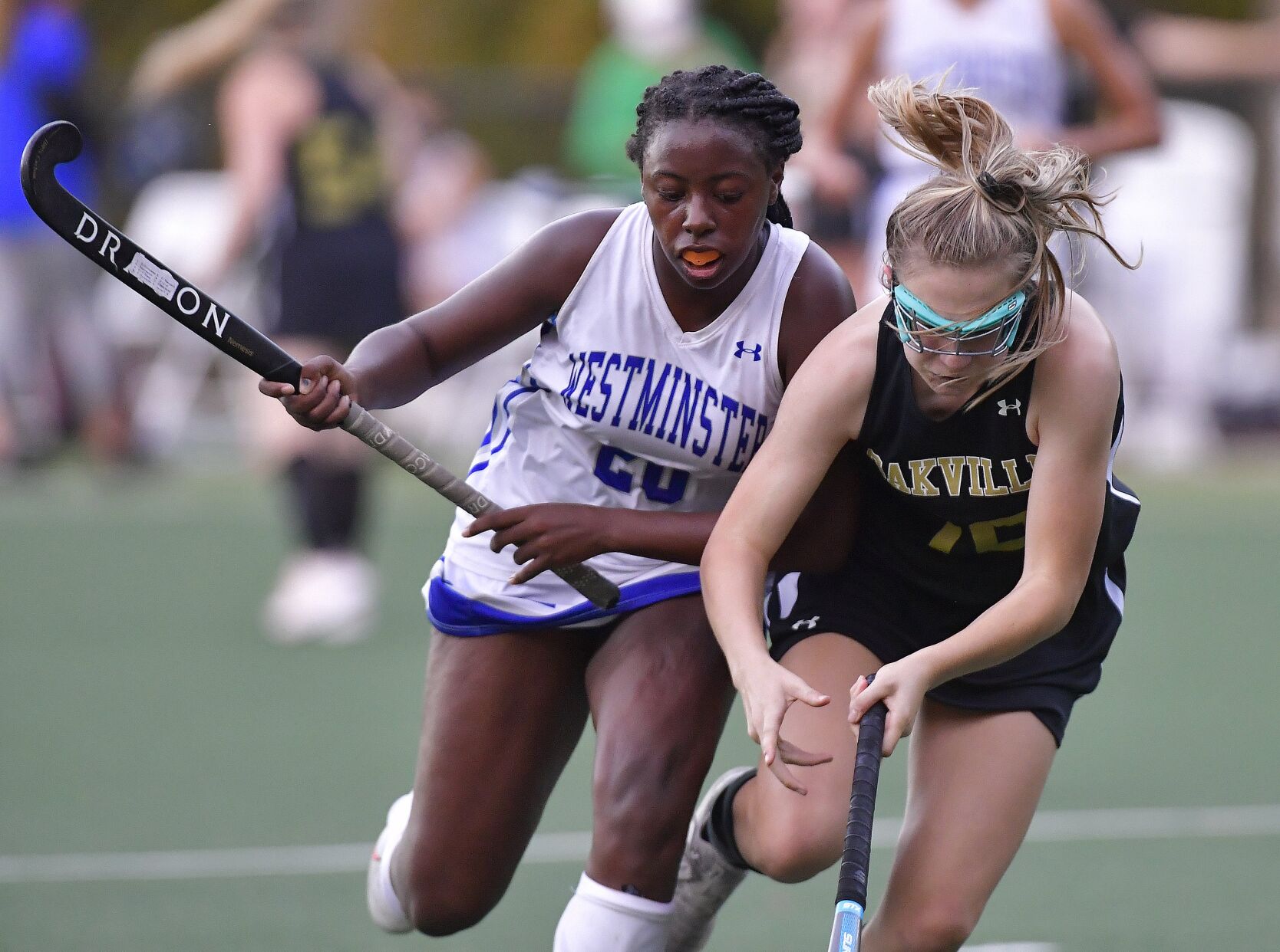 Oakville vs Westminster in Midwest Tournament field hockey